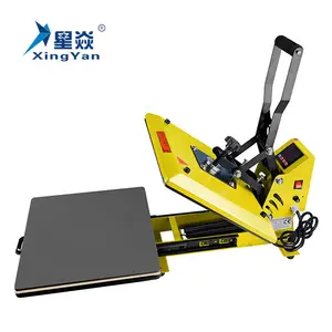 Xingyan Factory Digital 38*38 Drawer Pull Slide Out Sublimation Transfer Print 15" Tshirt Heat Press Machine For Sale In Qatar