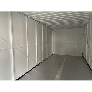 コンテナユニット商業用産業マニュアルスチール棚収納ローラーシャッターモバイル折りたたみ式 - Product Image 3