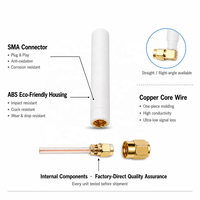 Antenne pliable mini en caoutchouc personnalisée 433mhz 868mhz 915mhz 2.4G WIFI 4G LTE avec connecteur SMA pour communication Lora LPWAN