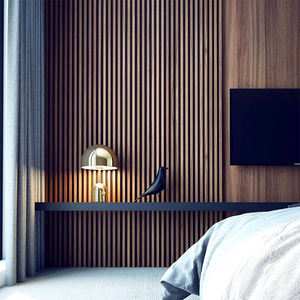 Pannelli acustici del soffitto a doghe in legno di alta qualità in legno resistente materiali decorativi affidabili schema acustico estetico - Product Image 4