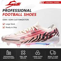 Chaussures de football personnalisées à crampons en TPU, résistantes à l'usure, en textile PU, crampons d'entraînement, vente en gros, directement de l'usine, chaussures de football