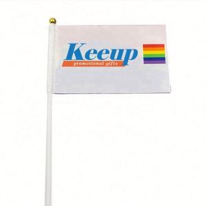 Cheap Polyester Car <b>Flags</b> Customized Print Waving Hand <b>Flags</b> Promotion Gay Pride Window Hand Held <b>Flag</b> for Car - Product Image 2