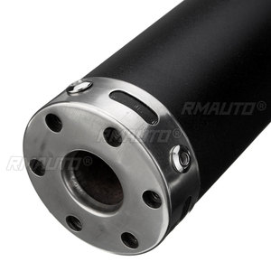 60x280mm Universal 20MM <b>Motorcycle</b> Racing <b>Exhaust</b> Pipe Muffler Silencer Gasket 2 Stroke - Product Image 3