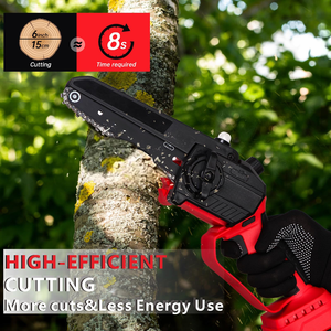 F.EASYD Offre Spéciale 8 pouces sans fil sans brosse Mini outil électrique domestique Tronçonneuse pour le jardinage avec chargeur en option - Product Image 4