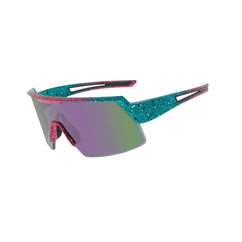 Individuelle Farbe Revo-Verlauffarben mit Spritzpunkten Sport-Sonnenbrille für Wandern Radfahren