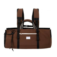 Sac à dos ergonomique en nylon respirant pour animaux de compagnie, à double épaule, universel, pour chiens et chats, idéal pour les voyages en extérieur - Vente en gros