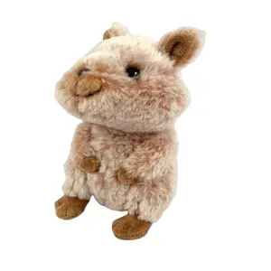 2022 도매 20cm 새로운 귀여운 사용자 정의 동물 인형 브라운 부드러운 박제 호주 Quokka 봉제 장난감