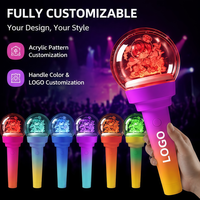 Lumière de concert LED 2.4G à télécommande Bluetooth avec application, nouveau design, cœur personnalisable, acrylique lumineux, marchandise pour fans d'idoles Kpop