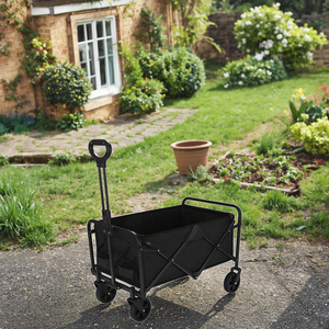 Tùy Chỉnh OEM Xách Tay Ngoài Trời Vườn Bãi Biển Gấp Cắm Trại Giỏ Hàng Hành Lý Tay Xe Đẩy Có Thể Gập Lại Thiết Kế Mua Sắm Công Cụ - Product Image 1