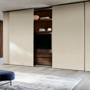 <span class=keywords><strong>Armadio</strong></span> Moderno Multifunzionale Balom per Camera da Letto, Durevole <span class=keywords><strong>con</strong></span> <span class=keywords><strong>Ante</strong></span> <span class=keywords><strong>Scorrevoli</strong></span>, Design Pieghevole in Legno Massello <span class=keywords><strong>con</strong></span> <span class=keywords><strong>Specchio</strong></span> per la Casa - Product Image 4