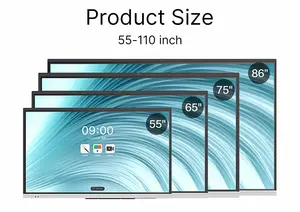 4K Android OPS 65 дюймов интерактивный дисплей смарт-плата 75 дюймов сенсорный экран монитор интерактивная доска