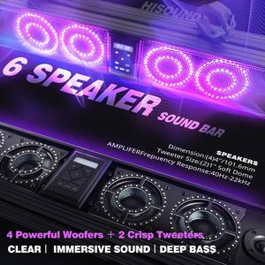 Kunden spezifische OEM 26 "Sound Bar Blue Tooth <span class=keywords><strong>ATV</strong></span> UTV Bunte Audio Sound bar Wasserdichter Stereo lautsprecher - Product Image 3