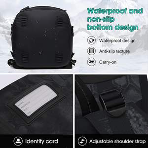 Sac à dos de voyage gratuit pour bottes de ski de 50 L, pouvant contenir un casque de ski, des lunettes, des gants, des skis, un snowboard et d'autres accessoires - Product Image 4