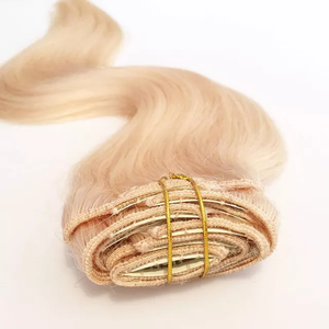 ผมต่อแบบคลิปหนีบ ยี่ห้อจัสมิน แฮร์ ขายส่ง ผมแท้แบบเรมี่ ครึ่งหัว ติดคลิป ผมรัสเซีย หนาปลายผม แบบชิ้นเดียว - Product Image 1