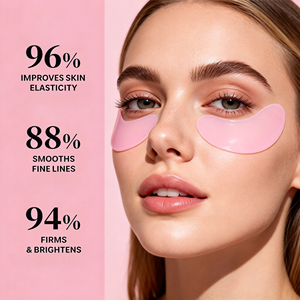 Patchs de gel pour les yeux avec logo personnalisé, masque hydratant pour le contour des yeux, produits de soin quotidien pour la peau des yeux - Product Image 2