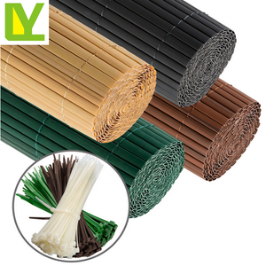 PVC Sichtschutz Sichtschutzmatte para jardín, terraza, balcón, nueva cabina <span class=keywords><strong>de</strong></span> <span class=keywords><strong>madera</strong></span> tratada a presión, marco <span class=keywords><strong>de</strong></span> plástico conservante químico - Product Image 5