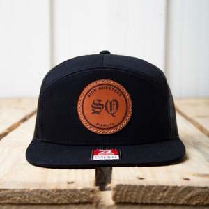 Premium Quality Custom Leather <b>Patch</b> Logo 6 Panel 112 Style Retro Camo Snapback Mesh Embroidery Logo Trucker Caps Hat - Product Image 6