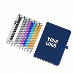 Advertising Souvenir China Bulk Aluminum Products Blue Black Ink <b>Personalised</b> Metal <b>Pens</b> With Logo Custom Promotional Gifts - Product Image 1
