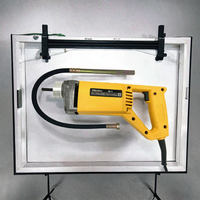 220V Einphasiger Vollkupfermotor Handvibrator Stampfer Modell HX-35-1 DIY-Qualität für Baustellen-Elektroantrieb