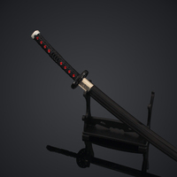 Épée en alliage métallique Kamado de deuxième génération, 26 cm, couteau samouraï escamotable, porte-clés, petit ornement, cadeau