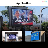 P2.5 p4 p8 p10 module led extérieur affichage commercial fixe panneau étanche à l'eau mur vidéo intérieur publicité grand écran de télévision