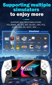 Console <span class=keywords><strong>de</strong></span> jeu portable avec sortie TV 5 pouces FHD, 64 Go, 20000 <span class=keywords><strong>jeux</strong></span> vidéo rétro classiques, SF3500 - Product Image 6