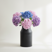 Fleurs d'hortensia artificielles en soie de haute qualité, bouquet de mariage fait main, centre de table, fournitures de fête, mariage, Nouvel An chinois
