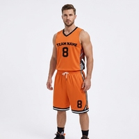 Tenue de basketball réversible personnalisée Fanshi, respirante et à séchage rapide, ensembles d'entraînement de basketball