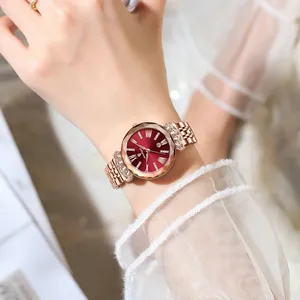 POEDAGAR 766 diamantes vestido señoras reloj de pulsera de lujo mujeres relojes impermeable fecha Acero inoxidable reloj femenino para mujer Reloj