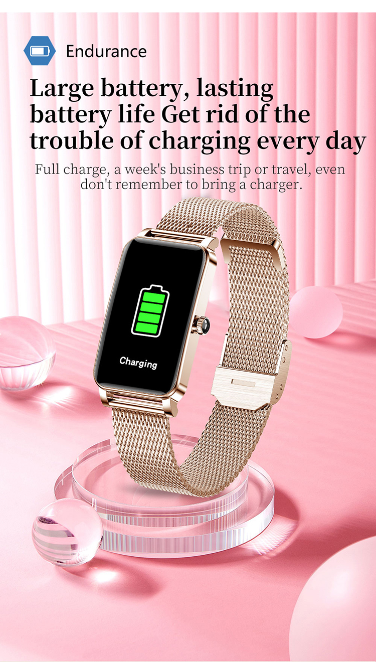 スマートウォッチ ZX19 Women Smart Watch - IP68 Waterproof & Fashionable