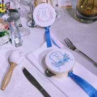 Silk Ribbon Musical Instrument 4 Inch Small Noise Maker Noise Maker Percussion Wooden Hand Shaker 10 cm Mini Tambourine