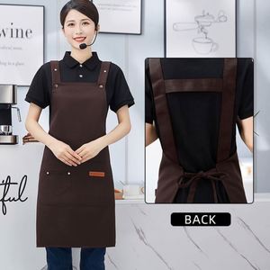 Customizable Restaurant Cotton Beauty Salon Custom Bbq Funny <b>Waterproof</b> <b>Apron</b> for Women - Product Image 4
