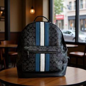 Men's <b>Backpack</b> <b>Large</b> Capacity Waterproof PVC Canvas Lining For Leisure Travel Summer 2023 - Product Image 4