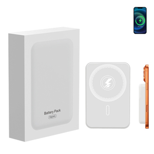 Banques d'alimentation magnétiques sans fil 5000mah 10000mah 20W pour iPhone Powerbank 5000 Mah Charge <span class=keywords><strong>rapide</strong></span> Téléphone Chargeur de batterie portable - Product Image 1