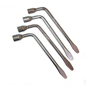 Clé à douille hexagonale en L de 17/<span class=keywords><strong>19</strong></span>/21/22/23/24 mm pour écrous de roue de voiture et camion, outil de démontage de pneus - Product Image 1