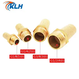 PST Series Brass Fitting PT/NPT Male Thread Air Exhaust Silence Muffler Pneumatic Silencer