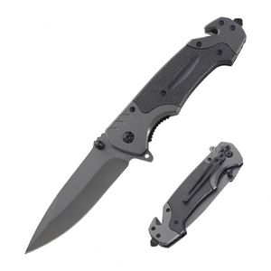 Customize Grey Coating OEM Plastic Handle Pocket Tactical Survival Outdoor Folding Customize Pocket Knife - Product Image 1
