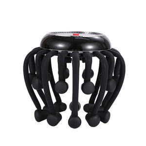 Máquina automática do massageador da cabeça Massagem profunda vibratória Massageador cabeça do polvo ABS + Silicone 2000mAh Bateria Infravermelho - Product Image 1