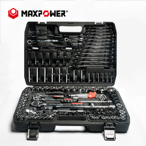 Juego <span class=keywords><strong>de</strong></span> <span class=keywords><strong>Herramientas</strong></span> Mecánicas Maxpower <span class=keywords><strong>de</strong></span> 150 Piezas con Llaves Combinadas <span class=keywords><strong>de</strong></span> 1/2", 1/4" y 3/8", Juego <span class=keywords><strong>de</strong></span> Vasos para Reparación <span class=keywords><strong>Automotriz</strong></span> y <span class=keywords><strong>de</strong></span> Garaje - Product Image 2