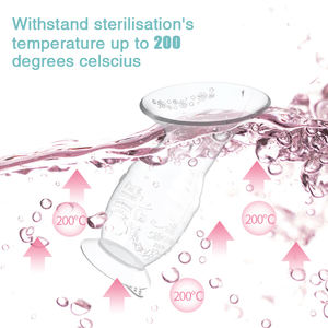 Tragbare manuelle Vollsilikon-Milch pumpe BPA-freie Hersteller handbuch Milch pumpe mit Deckel für Babynahrung produkte - Product Image 5