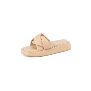 Nouvelles <span class=keywords><strong>sandales</strong></span> d'été compensées pour femmes – Tongs décontractées à plateforme épaisse pour la plage et la marche en ville - Product Image 4