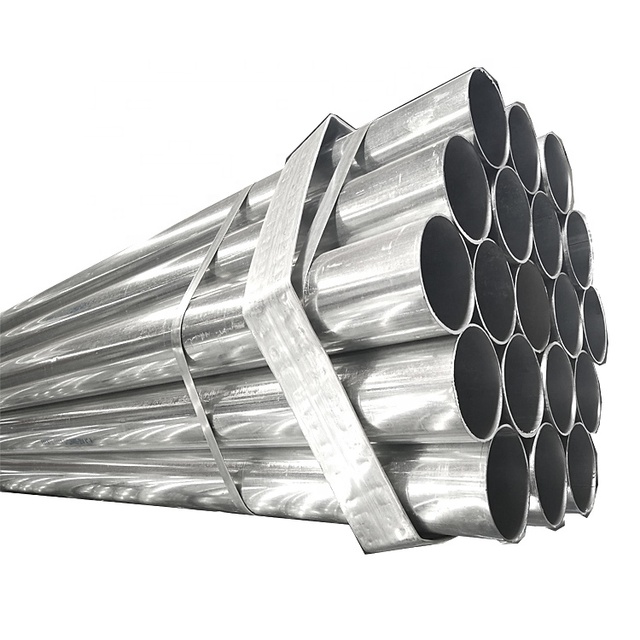 ERW ASTM Tubing Pipes Galvanized Steel Carbon Steel Tianjin Structure Pipe Sch40 Hot Dip Galvanized Steel Pipes