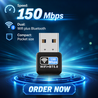 Harga Grosir Adaptor Wifi Lan Card untuk Desktop/Laptop Mendukung 150Mbps Adaptor USB Internal Nirkabel Daya Tinggi