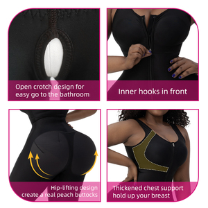 Prix usine en vrac chirurgical étape 1 vêtements de Compression post-chirurgie sablier <span class=keywords><strong>Shapewear</strong></span> Faja pour la récupération Lipo 360 - Product Image 4