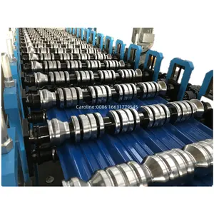 Metal Roof Tile Sheet Roll Forming Machine Roofing Tiles Houses Building Materials