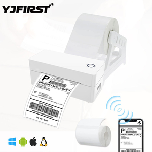 Новый Настольный 4-Дюймовый Прямой Термопринтер для этикеток со штрих-кодом USB/ BT интерфейсный принтер YJ-9203 - Product Image 6