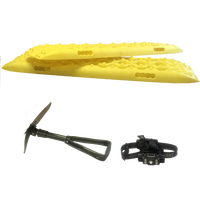 Kit de récupération de véhicule, kit combiné neige et boue, nuit, 10 tonnes, 4x4, outils d'urgence tout-terrain, échelle de traction, kit de rails de traction