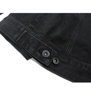 Wholesale Custom Logo Fashion Denim Men <strong>Jackets</strong> Outwear Men <strong>Black</strong> Denim <strong>Jean</strong> <strong>Jacket</strong>/canvas <strong>Jacket</strong> Mens - Product Image 5