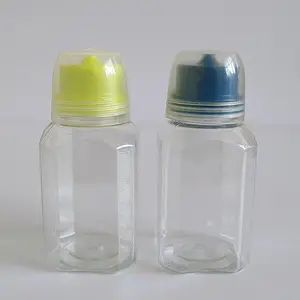 60ml transparente abgestufte Messbecher-Mess flasche mit Messbecher kappe