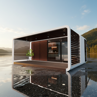 Conteneur pliable pré-assemblé Apple Cabin 2026 avec panneau sandwich et structure en acier, sans fondation requise pour projets isolés